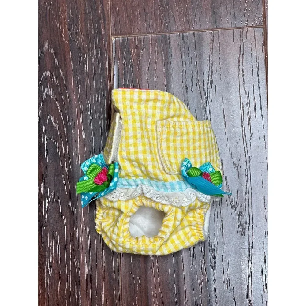 Mdx’s Yellow, Blue, Pink Dog Diaper Size X-S